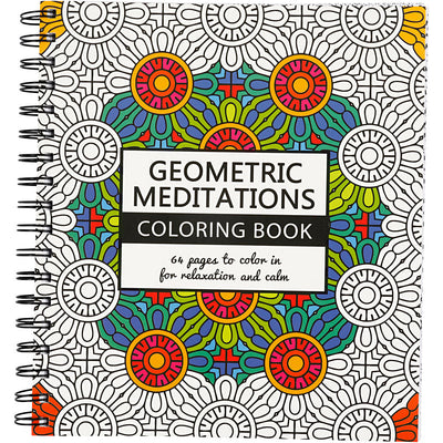 Wholesale Geometric Mindfulness Colouring Book by Johanna Basford - (Case of 12)