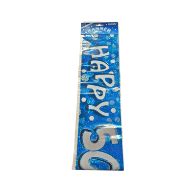 Wholesale Happy 50th Birthday Banner - (Case of 12)
