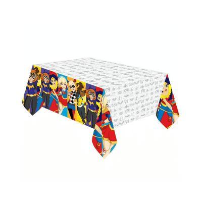 Wholesale Large DC Super Hero Girls Party Tablecloth - (Case of 12)
