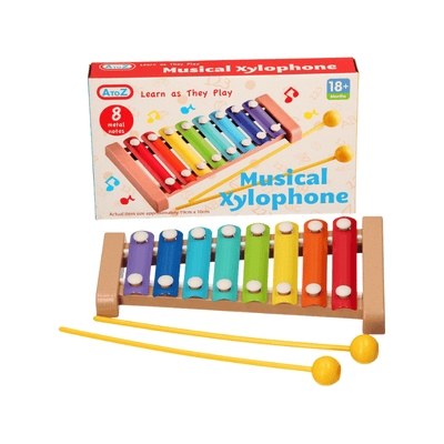 Wholesale Musical Xylophone Learning Instrument - Case of 12