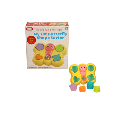 Wholesale My 1st Butterfly Shape Sorter Baby Toy - Case of 24