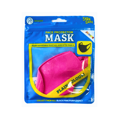 Wholesale Pink Junior Face Mask - (Case of 36)