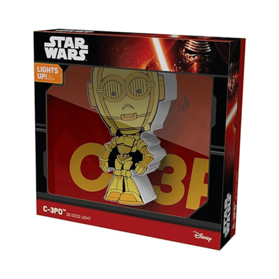 Wholesale Star Wars C-3PO 3D Deco LED Wall Light - Case of 12