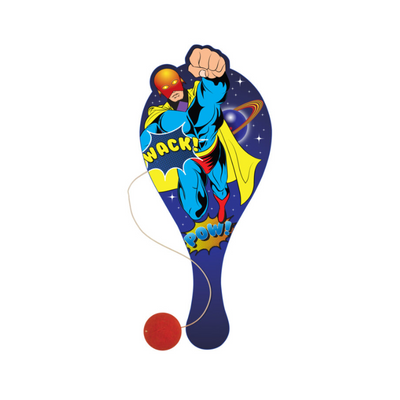 Wholesale Superhero Paddle Bat & Ball - Case of 24