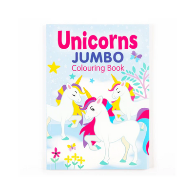 Wholesale Unicorns Jumbo Colouring Book - Case of 12