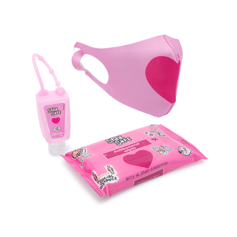 Pink Love Heart Care Packs