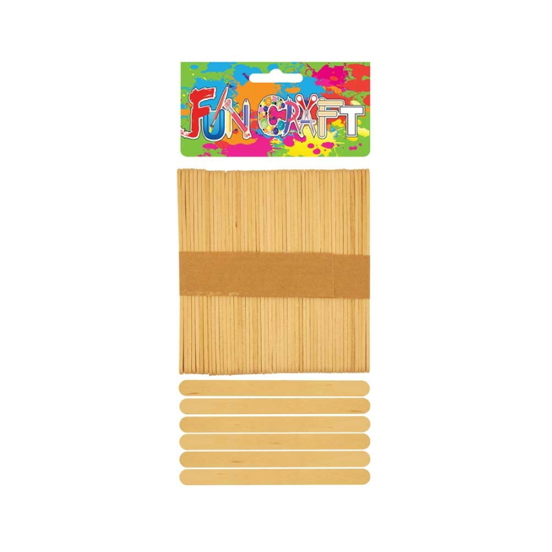Fun Craft Wooden Craft Sticks 50pack