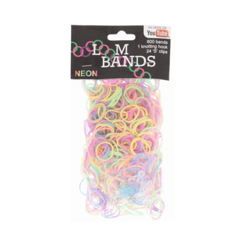 Wholesale 600 Neon Loom Bands - (Case of 16)