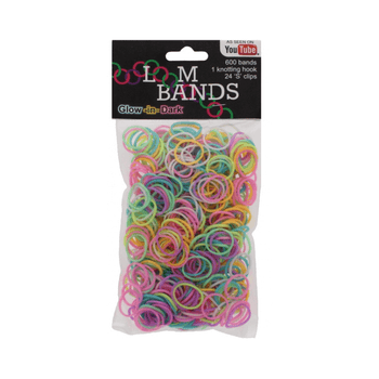 600 Glow In The Dark Loom Bands