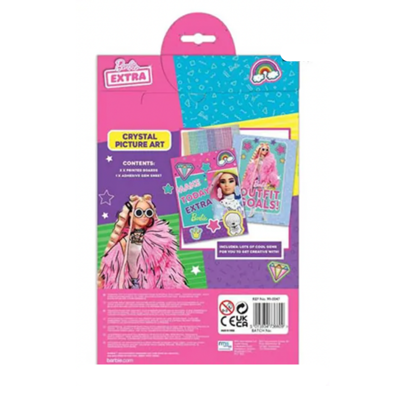 Mattel Barbie Extra Crystal Picture Art PoundFun