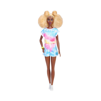 Mattel Barbie Fashionista Blonde Afro Hair Tall Doll