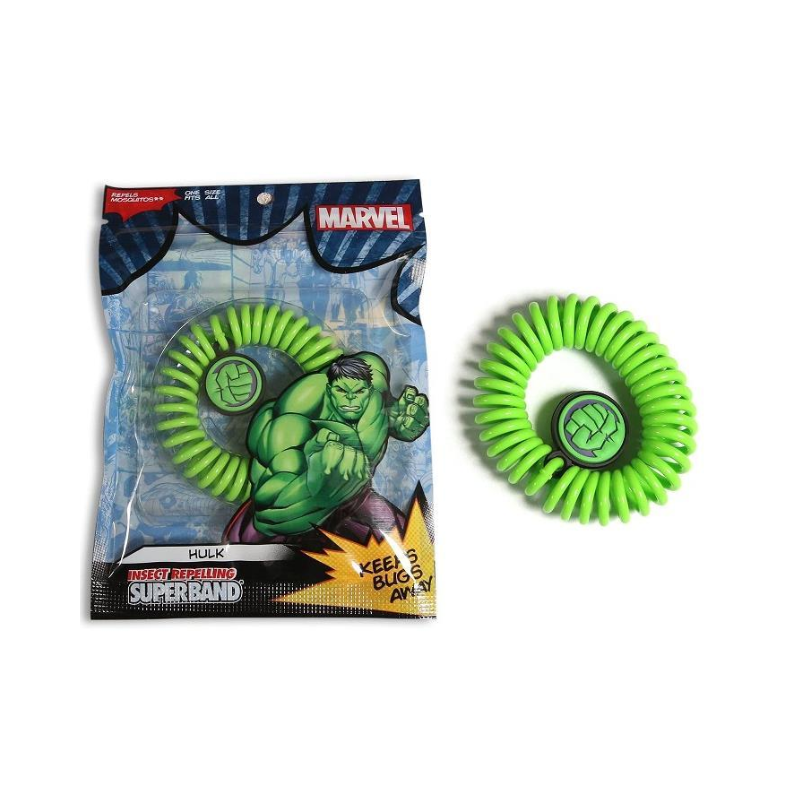 Wholesale Marvel Hulk Insect Repelling SuperBand - (Case of 12)