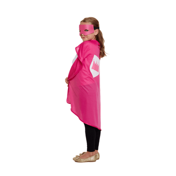 Pink Superhero Fancy Dress Costume - One Size Fits All