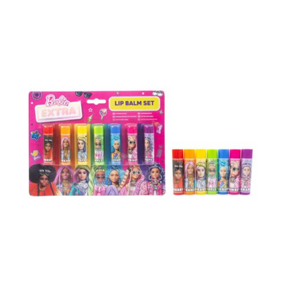 Mattel Barbie Extra Set Of 7 Lip Balms