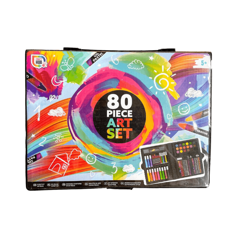 80 Piece Art Set