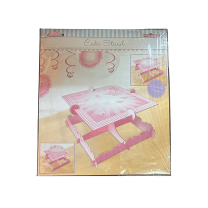 Pink Reversible Cake Stand