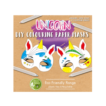 Unicorn DIY Colouring Paper Masks