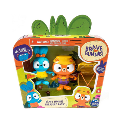 Wholesale Brave Bunnies Basic Figures - Treasure Pack - (Case of 12)