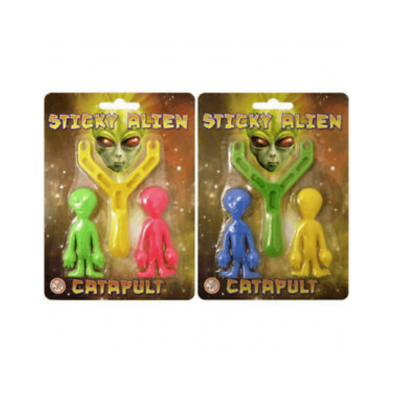 Wholesale 2 x Sticky Aliens Catapult Game - (Case of 12)