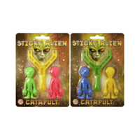 Wholesale 2 x Sticky Aliens Catapult Game - (Case of 12)