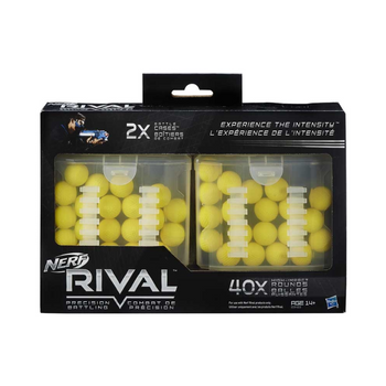 Nerf Rival 40-Round Refill Pack And 2-Battle Cases