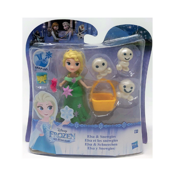 Disney Frozen Elsa  And Snowgies Little Kingdom Snap-Ins