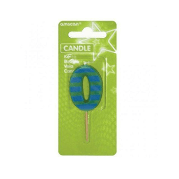 Wholesale Number 0 Birthday Party Candle - (Case of 16)