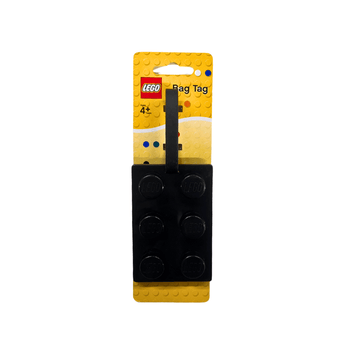 Wholesale LEGO Brick Luggage Tag - Black - (Case of 8)