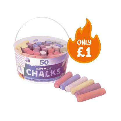 £1 Jumbo Chalks Bucket Sizzler
