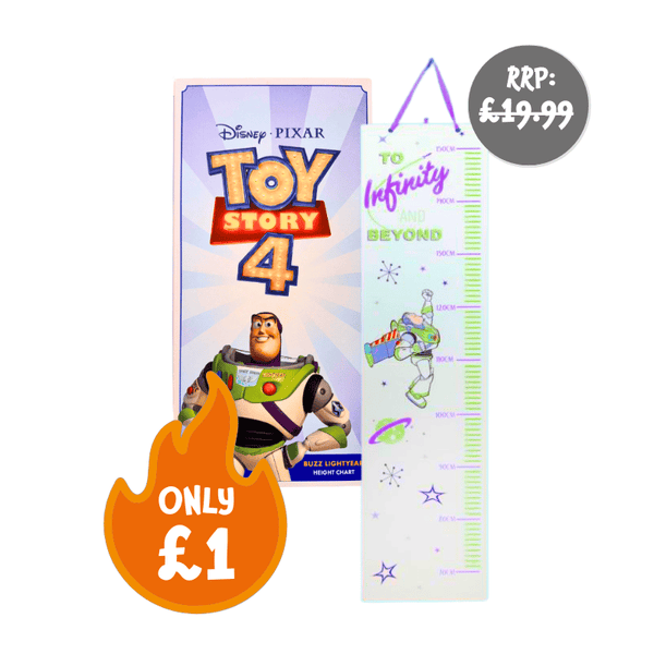 £1 Toy Story Wooden Height Chart Sizzler
