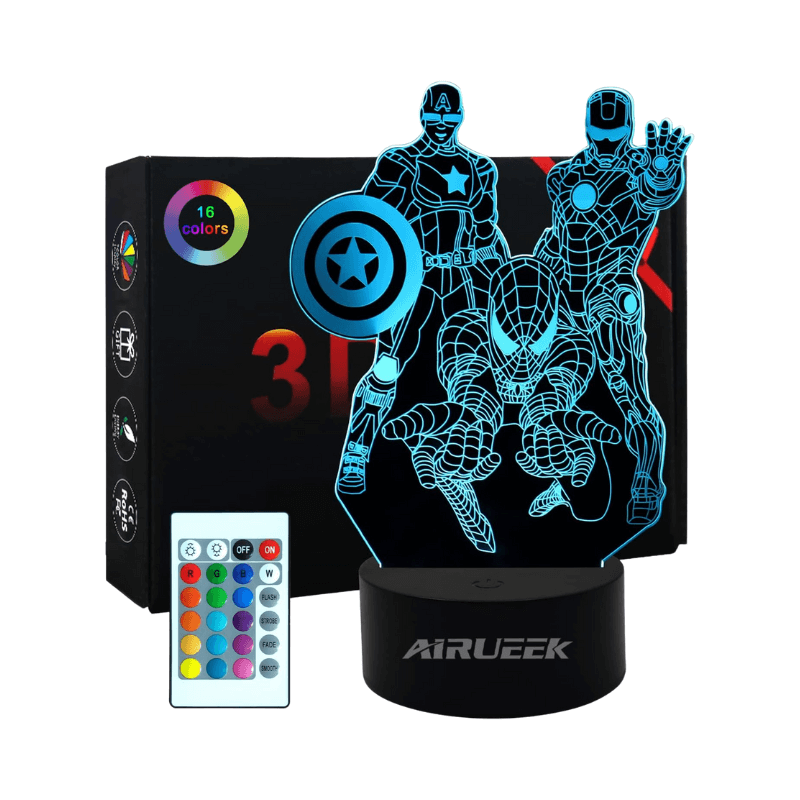 Marvel 3D Lamps