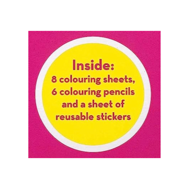 Wholesale Mattel Barbie Colouring Set with Stickers - (Case of 12)
