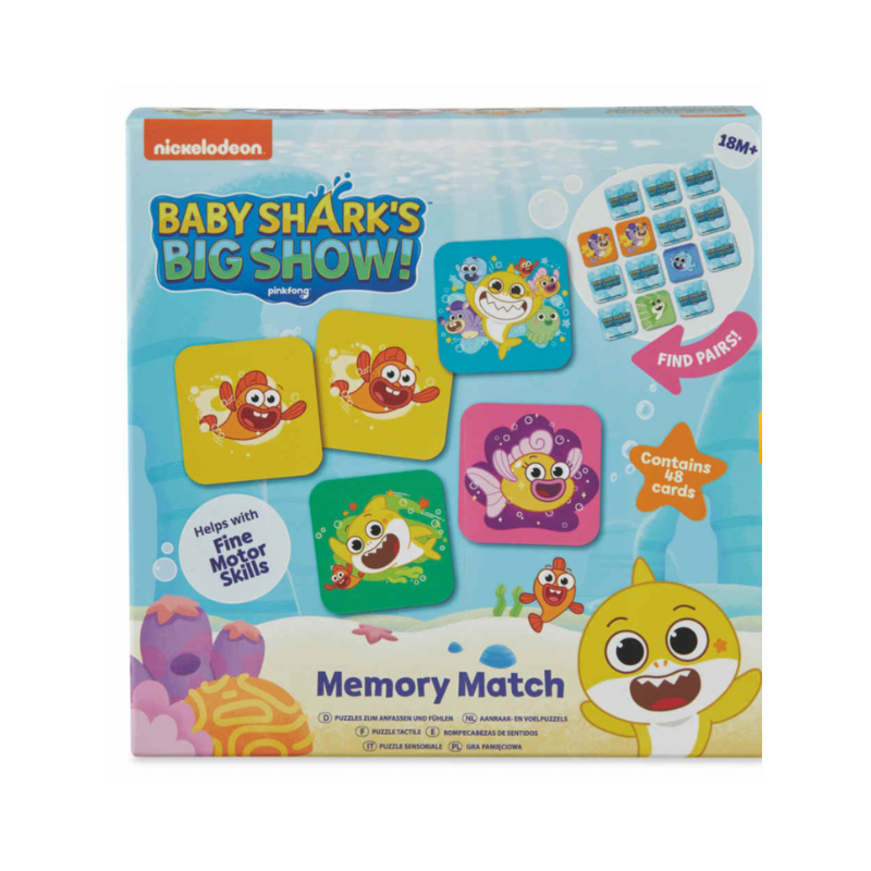 Baby Shark Memory Match Game from Nickelodeon
