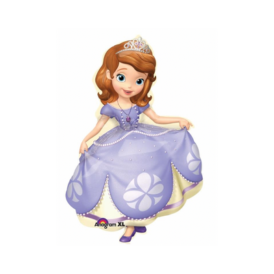 Wholesale Sophia The First Super Shape Foil Balloon - Large 35" Foil Balloon - (Case of 12)