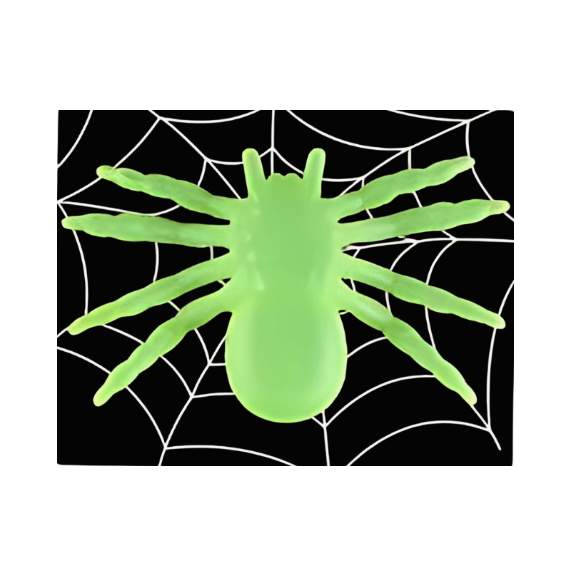 20 GLOW IN THE DARK SPIDERS