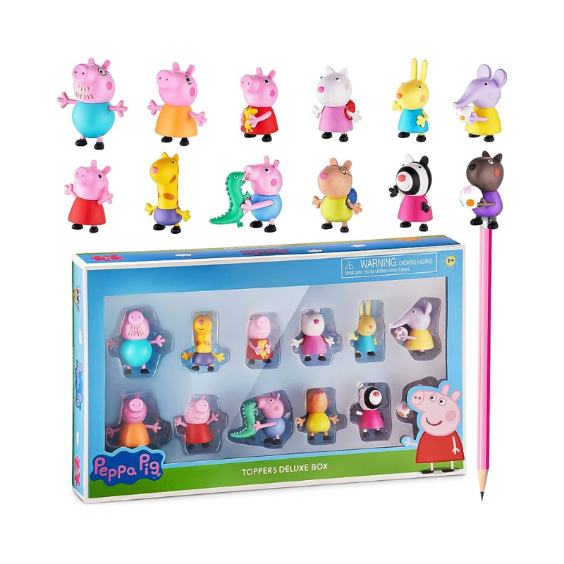 Peppa Pig Toppeez 12 Pack Deluxe PoundFun