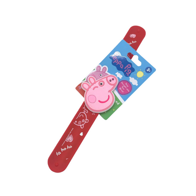 Wholesale Peppa Pig Silicone Snap Band with Peppa - (Case of 12)