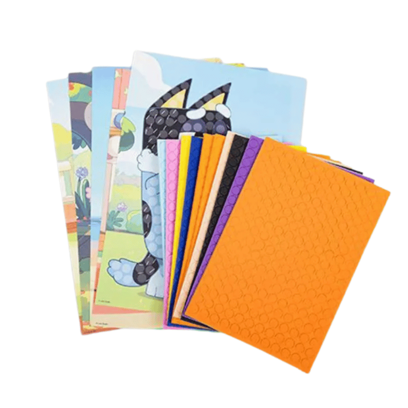 Wholesale Bluey Mosaic Sticker Art Set - (Case of 12)