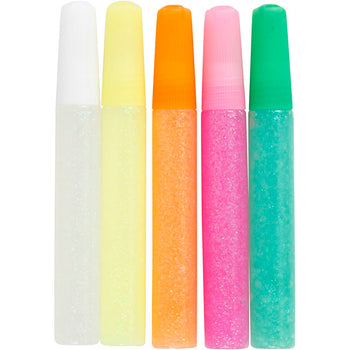 Glitter Glue Pens Pastels - 5 Pack