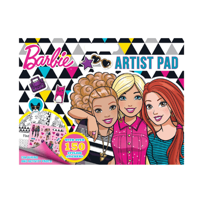 Wholesale Mattel Barbie Giant Artist Pad with Stickers - (Case of 6)