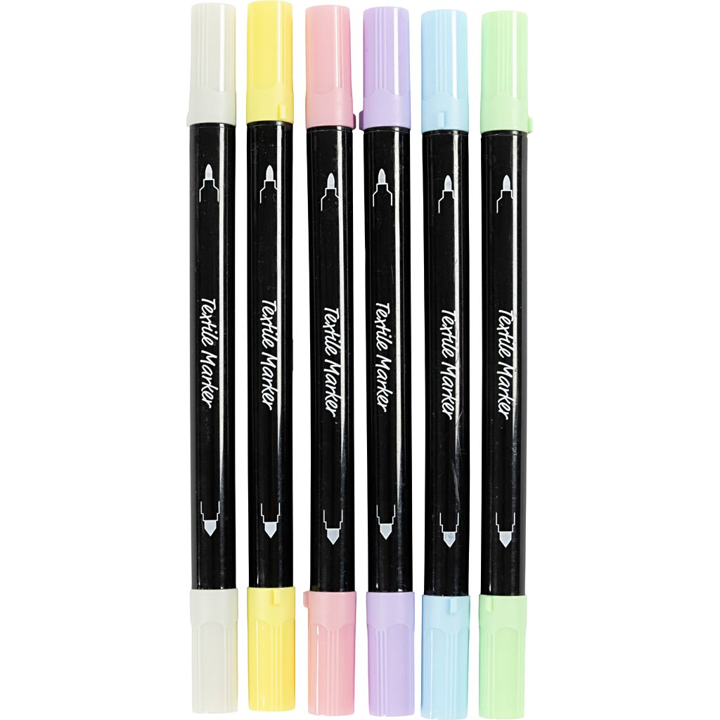 Pastel Colours Marker - 6 Pack