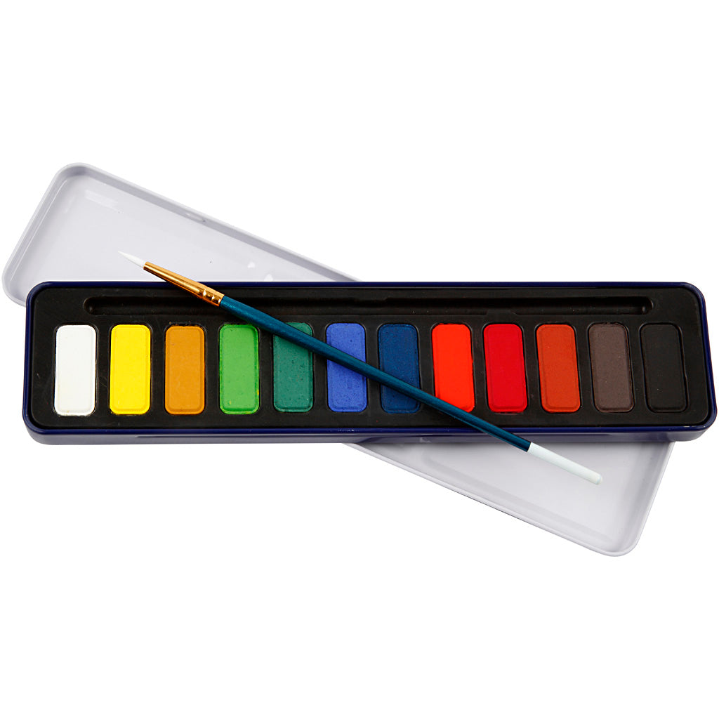 Assorted Colours Watercolour Ink - 12 Pack – PoundFun