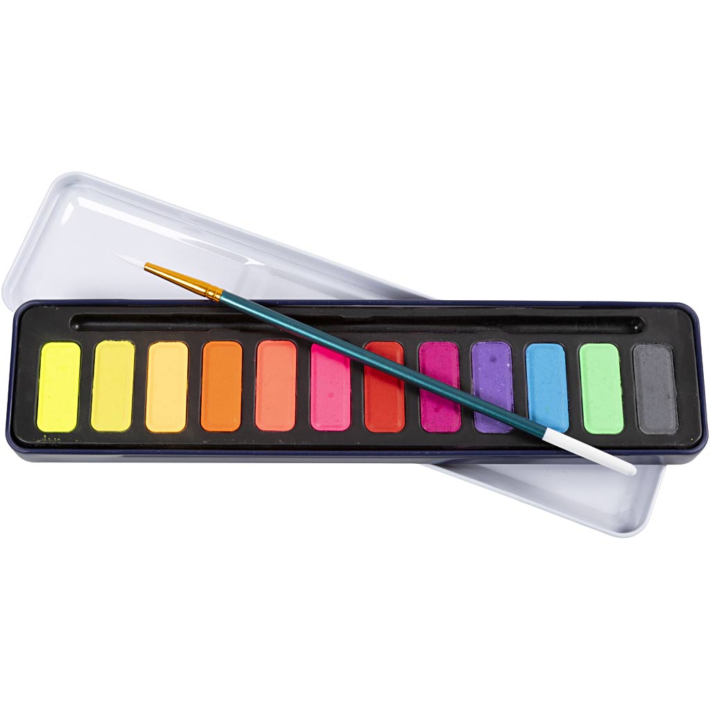 Pastel Colours Watercolour Ink - 12 Pack