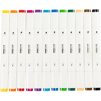 Illustration Marker Dual-Tip - 12 Pack