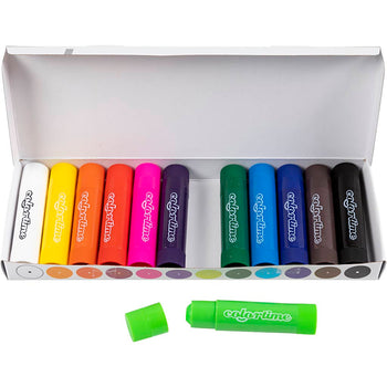 Assorted Soft Colour Sticks - 12 Pack
