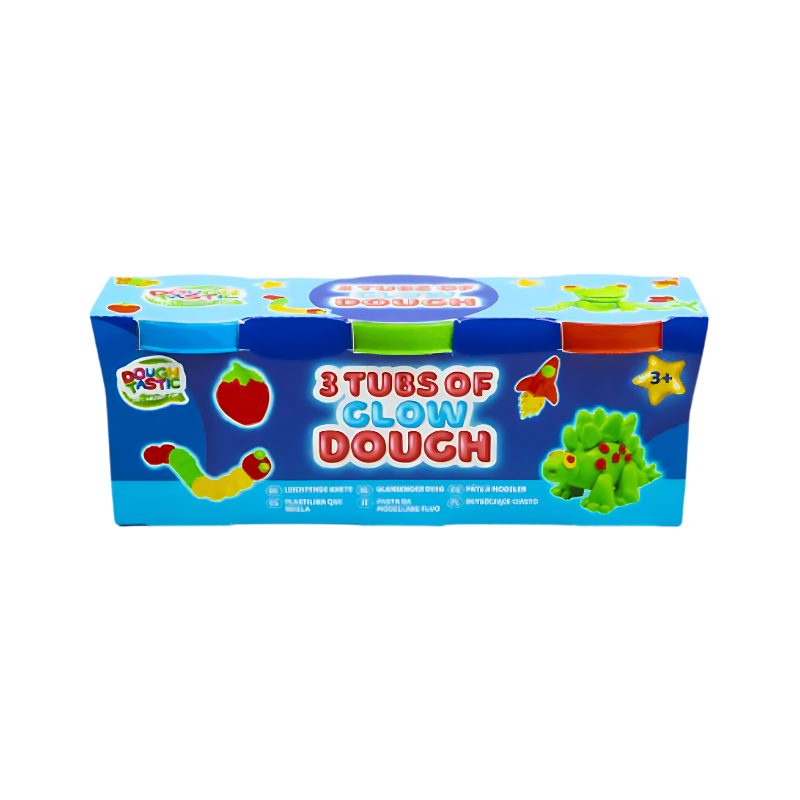 Wholesale 3 Tubs of Glow Dough Tubs - (Case of 24)