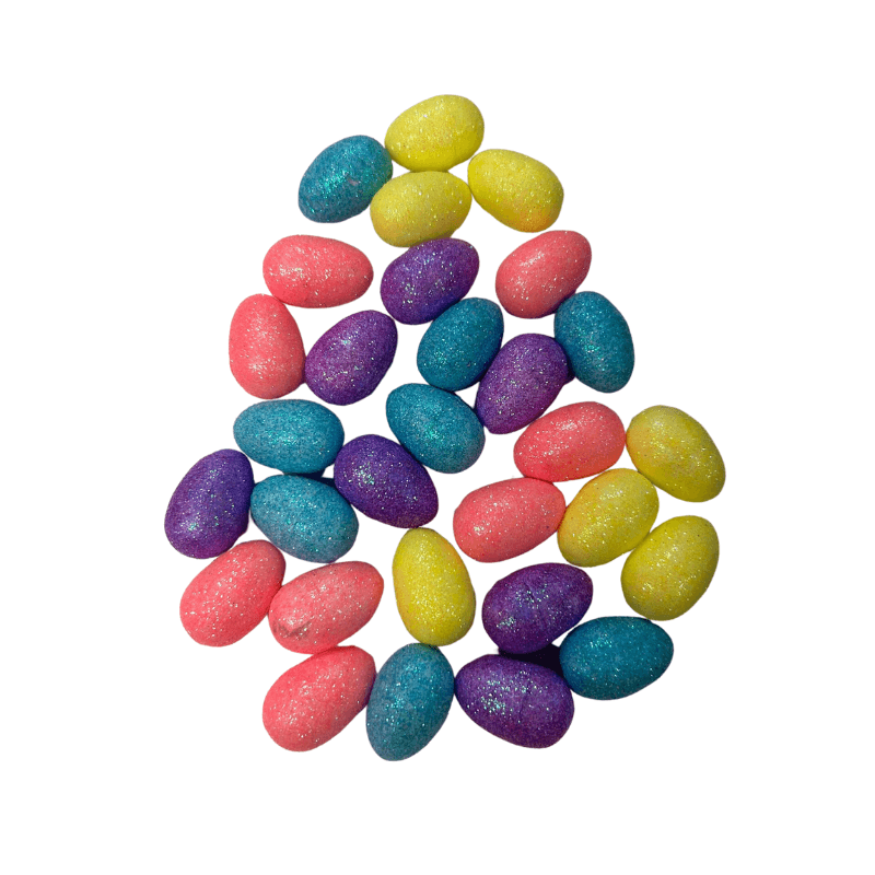 Easter Glittered Eggs