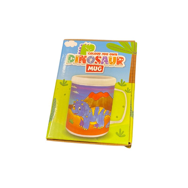 Colour Your Own Dinosaur Mug