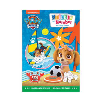 Paw Patrol Sticker By Number Book