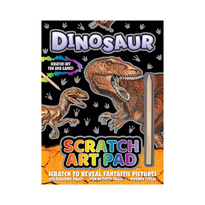Wholesale Dinosaur Scratch Art Pad - (Case of 24)